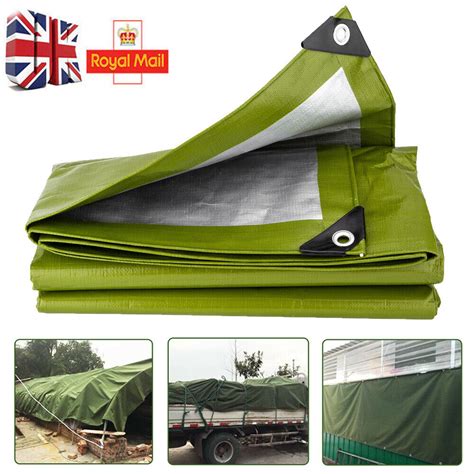 Gsm Extra Heavy Duty Tarpaulin Builders Waterproof Tarp Ground Sheet