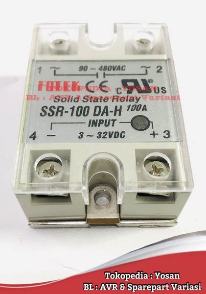 Jual Fotek Ssr Da H Ssr Dah Solid State Relay Fotek Amper