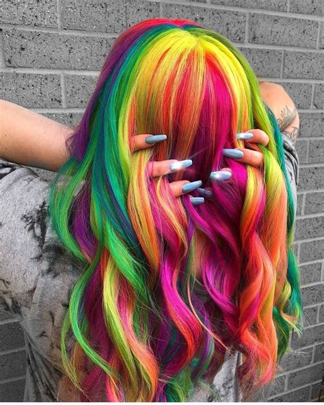 Custom Color Wigs Rainbow Hair Pride Hair Unicorn Hair Artofit