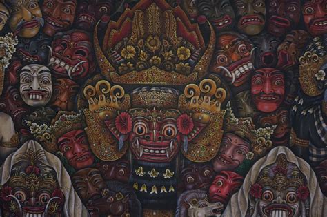 Barong Painting Traditional Art Bali Painting Original - Etsy