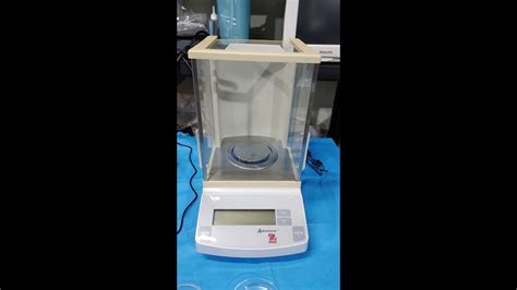 OHAUS ADVENTURER AR1530 Analytical Balance YouTube