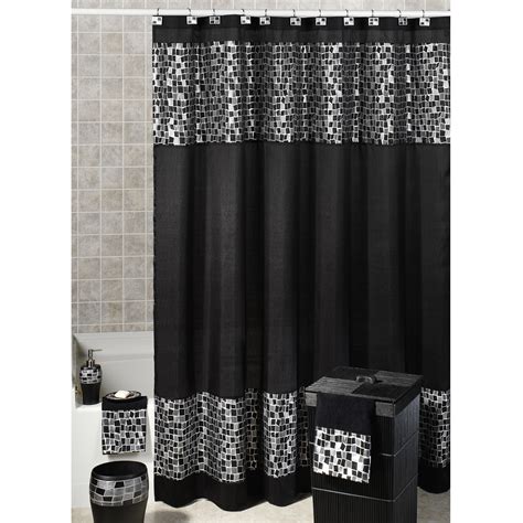 Mosaic Shower Curtain Furniture Ideas Deltaangelgroup