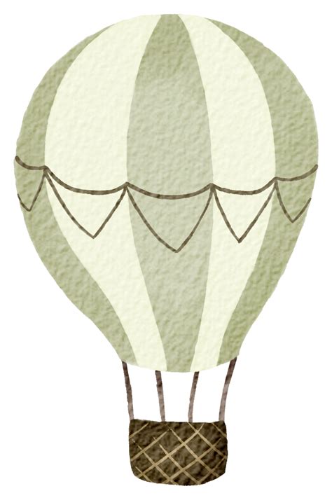 Balloon Air Watercolor Cartoon Cute Png