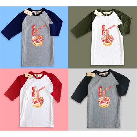 Jual Baju Kaos Raglan Premium Camoe Japan D Ramen Noodle Shopee