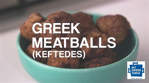 Classic Greek Meatball Recipe Keftedes Dining And Cooking