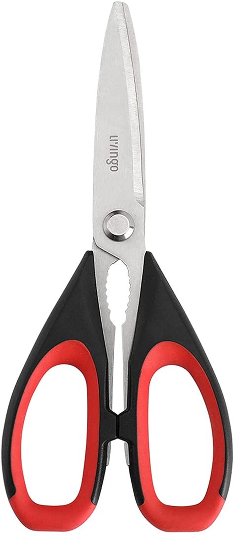 LIVINGO Kitchen Scissors Heavy Duty 8 5 Inch Dishwasher Safe Ultra