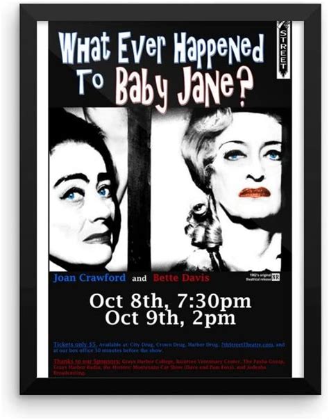 Whatever Happened To Baby Jane Framed Movie Poster Posters