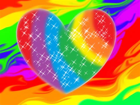 Pride Rainbow Heart Art Print Digital Rabbitearsblog S Ko Fi Shop