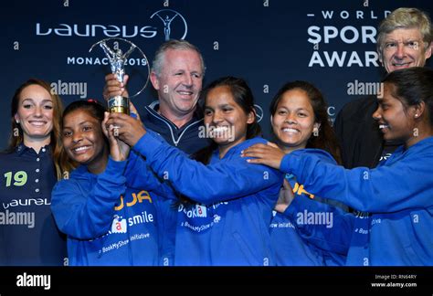 Monaco 17th Feb 2019 Prize Laureus Sport For Good Award 2019