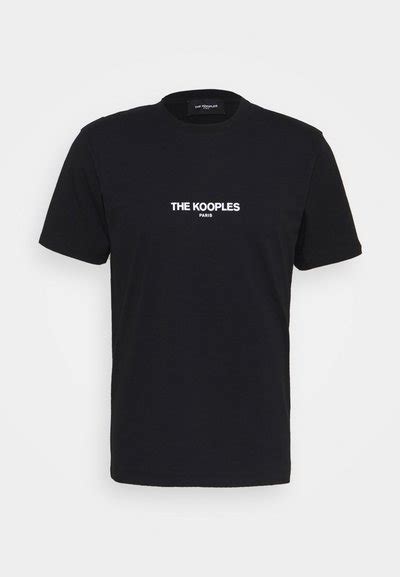 The Kooples Camiseta Estampada Blacknegro Zalandoes