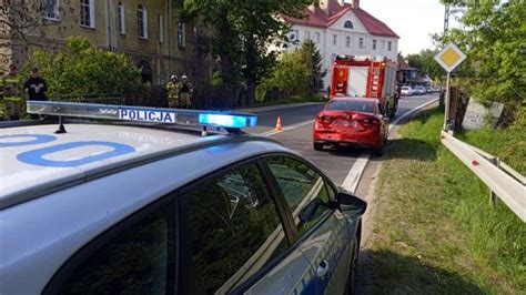 Wypadek na ósemce w Nowej Wsi Niemczańskiej