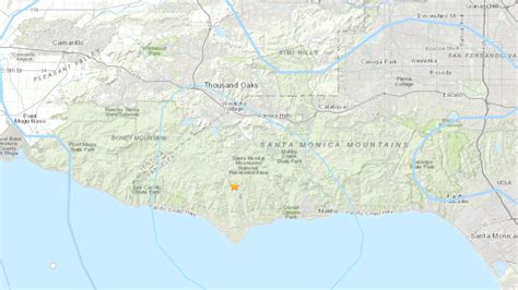 36 Magnitude Earthquake Shakes Malibu Area Nbc Los Angeles