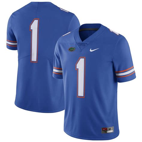 Men's Nike #1 Royal Florida Gators Limited Football Jersey