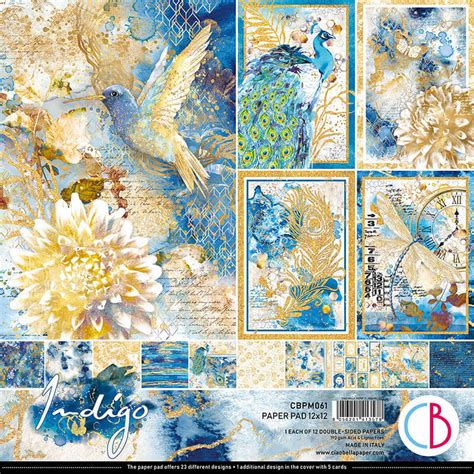 Papel Scrapbooking Ciao Bella Índigo Hazlo Tú