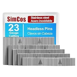 23 Gauge Stainless Steel Pin Nails Headless Pinner Nails 10000 Pieces 5