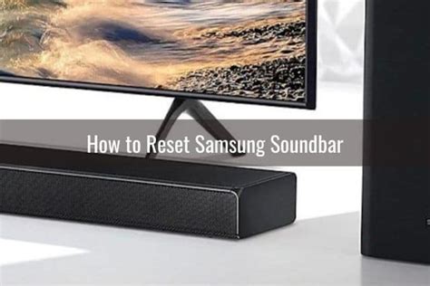 How To Reset Soundbar Ready To Diy