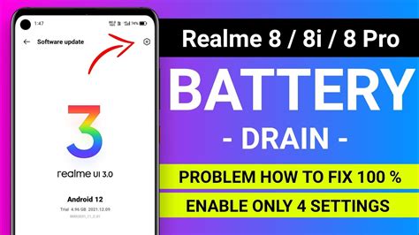 Realme 8 8i 8 Pro Battery Draining How To 100 Solve Enable