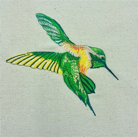 Embroidery Design: Hummingbird Altitude 3 Sizes