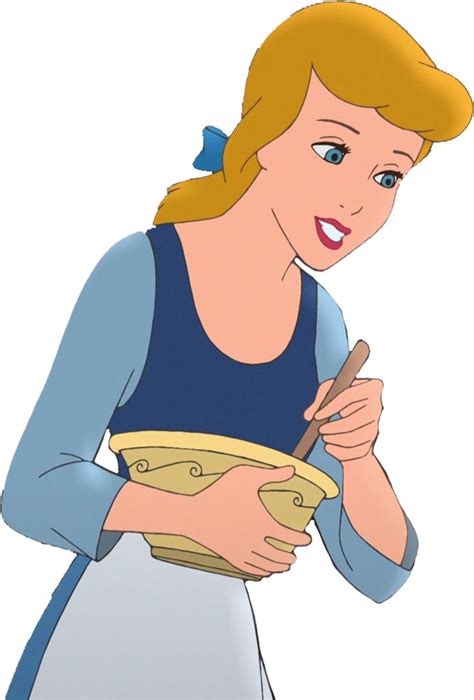 Princess Cinderella Making Breakfast Vector By Homersimpson1983 On