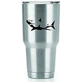 Amazon Shark Vinyl Decals Stickers 2 Pack Yeti Tumbler