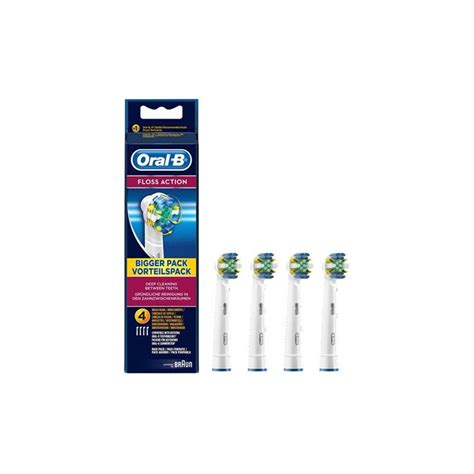 Oral-B FlossAction Replacement Heads (4 Heads) | BIG W