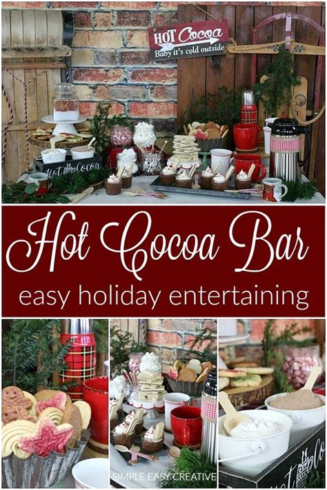 Hot Chocolate Bar These Easy Hot Cocoa Bar Ideas Go Together In