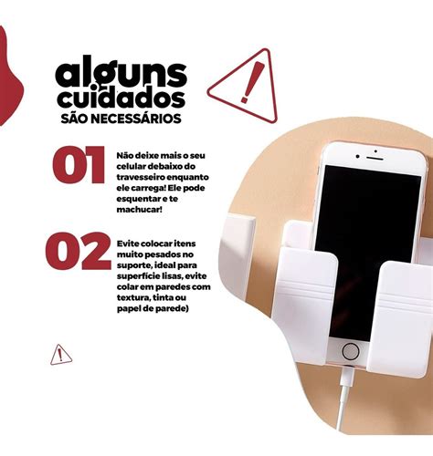 Suporte Adesivo Multiuso Parede Celular Controle Pl Stico Nf Mercadolivre