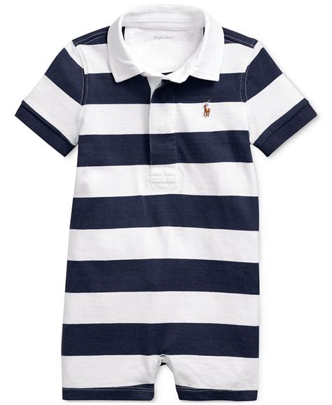 Polo Ralph Lauren Ralph Lauren Baby Boys Striped Cotton Rugby Shortall