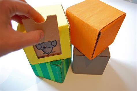 Cardboard Cubes013 By Playandgrow Via Flickr Детские кубики