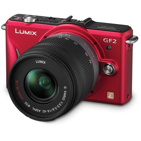 Panasonic Lumix Dmc Gf2 Digital Micro Four Thirds Dmc Gf2kr Bandh