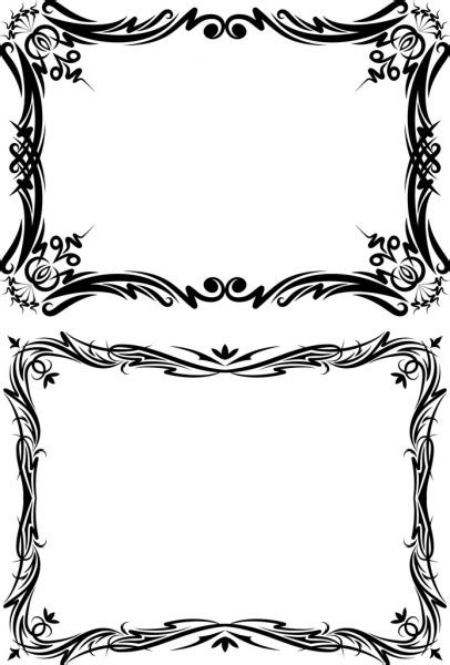 Classical Decor Frames Stock Vector Image By ©antonshpak 1092435