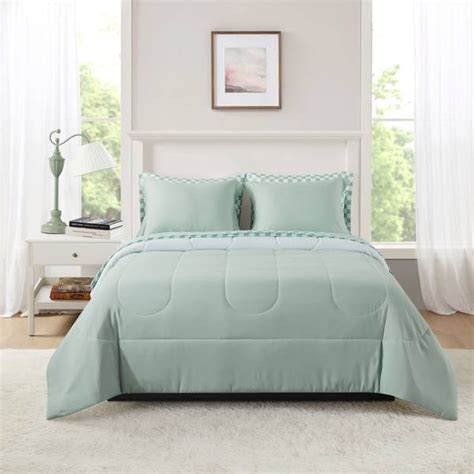 Find Your Perfect Mainstays Sage Reversible 5 Piece Bed In A Bag