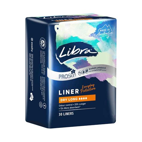 buy libra liners dry long  pack coles