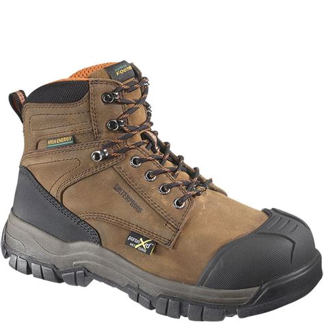 Hytest Men S High Energy Pr Safety Boots Brown Elliottsboots