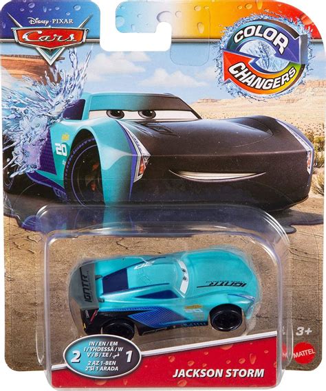 Disney Pixar Cars Cars 3 Color Changers Jackson Storm 155 Diecast Car ...