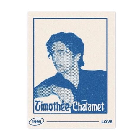 Timothée Chalamet Poster Limited Edition Print Actor Etsy Uk