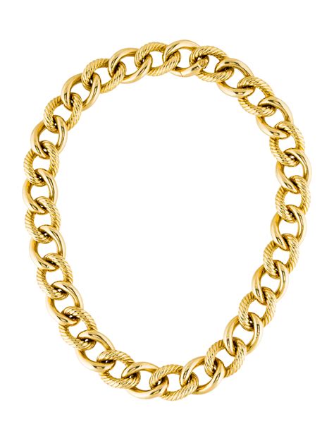 David Yurman 18k Belmont Chain Necklace Necklaces Dvy39241 The