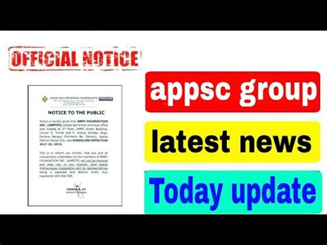 Appsc Group 1 2 3 Latest News Today Appsc Group Result Cut Off Merit