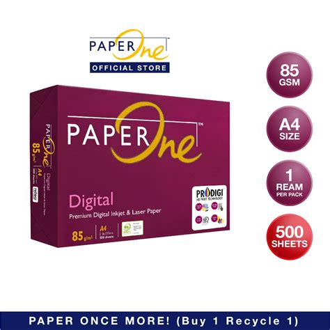 Paperone A4 Digital Paper 85gsm 500 Sheets Shopee Malaysia