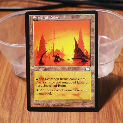 Scorched Ruins Wl Weatherlight Wth Magic The Gathering Proxy Mtg