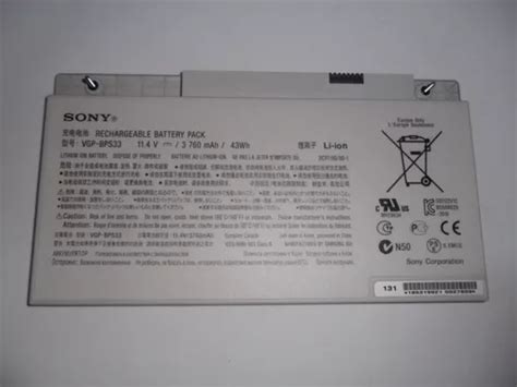 Bateria Ultrabook Sony Vaio Svt141a11x Original Parcelamento Sem