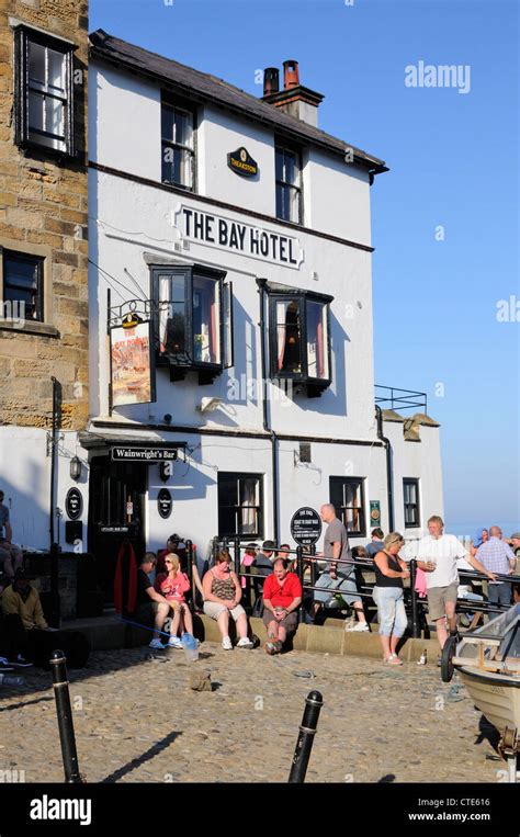 The Bay Hotel Robin Hoods Bay Stock Photo Alamy