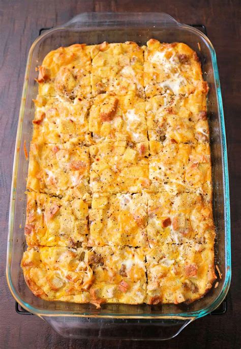 Easy Stuffing Sausage And Egg Breakfast Casserole Kindly Unspoken