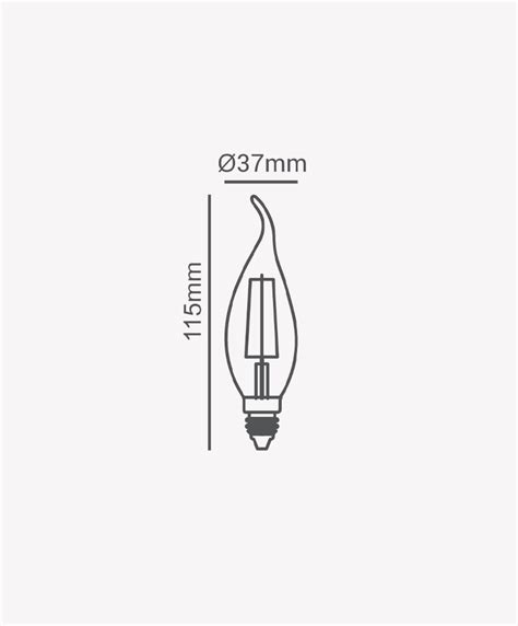 LÂMPADA LED VELA VINTAGE CHAMA 2W BIVOLT MK ELÉTRICA