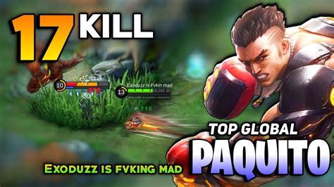 Kill Paquito Jungle Gameplay Top Global Paquito Best Build