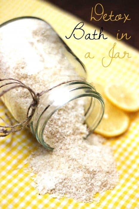 Epsom Salt Foot Bath Detox in a Jar - Sweet T Makes Three