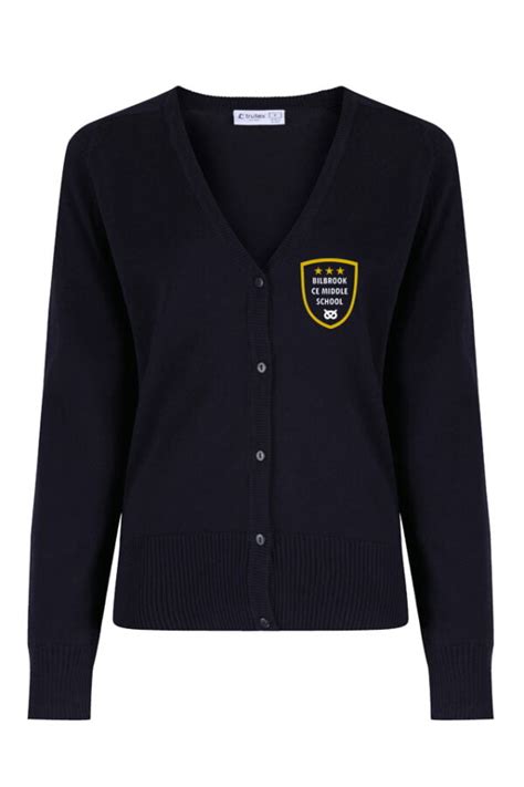 Bilbrook Middle School Girls Cotton Cardigan Shop Online Lads