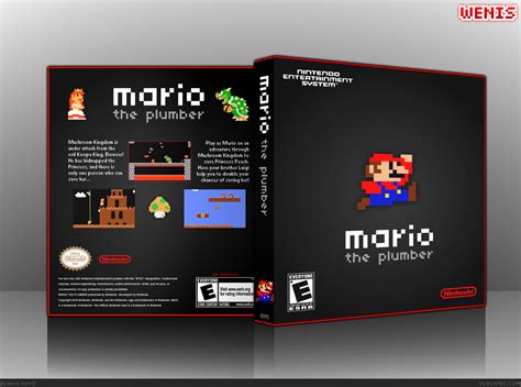 Viewing Full Size Super Mario Bros Box Cover