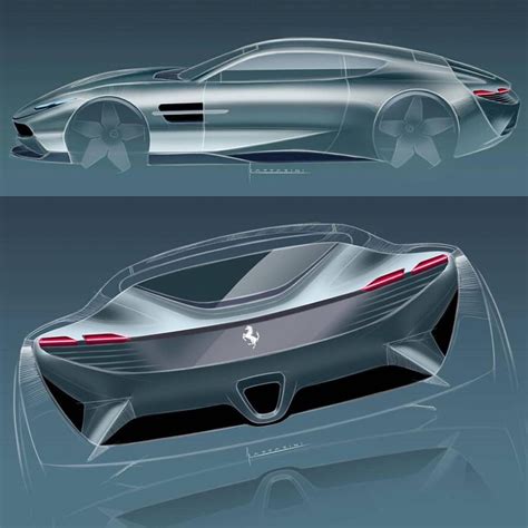 Car Design Sketch on Instagram: “Ferrari 365 sketches by Alberto Lupo ...