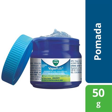 Vick Vaporub Descongestionante 50g PanVel Farmácias